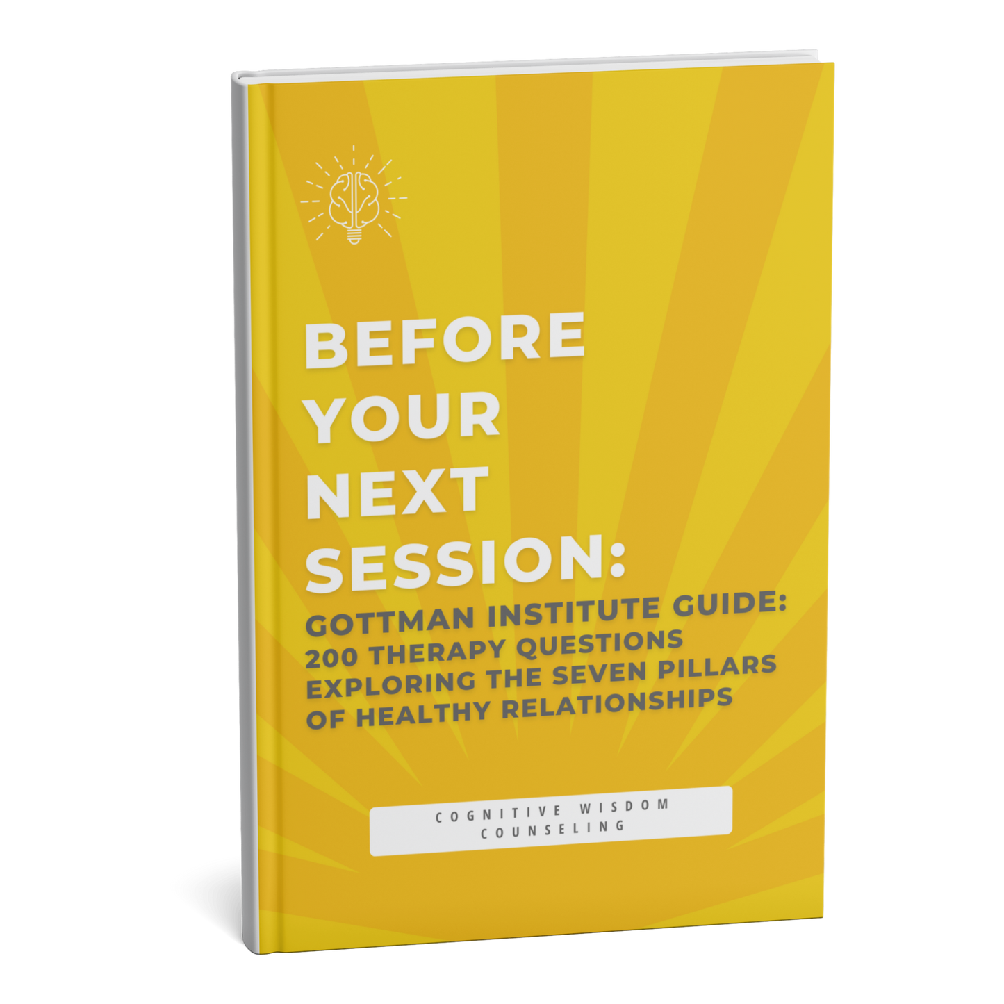 gottman institute couples therapy session question guide (volume 1)