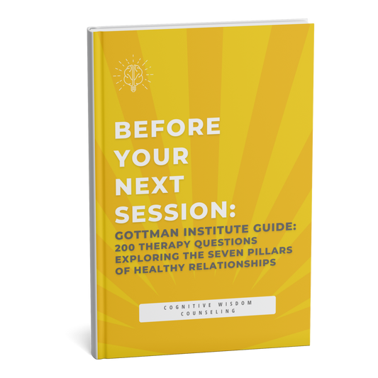 Gottman Institute Couples Therapy Session Question Guide (Volume 1)